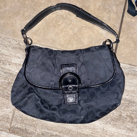 Authentic Vintage Coach Signature Purse - Picture 1 of 5